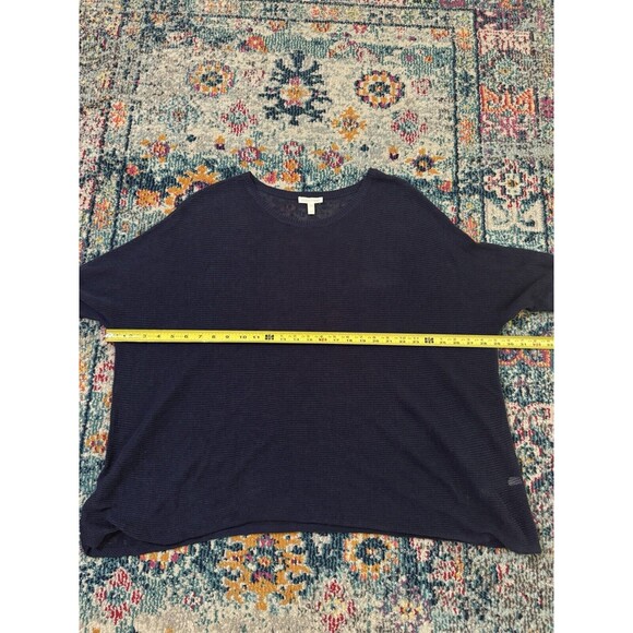 Eileen Fisher Blue‎ Organic Linen Lightweight Blouse Minimalistic Lagenlook S - Picture 5 of 7